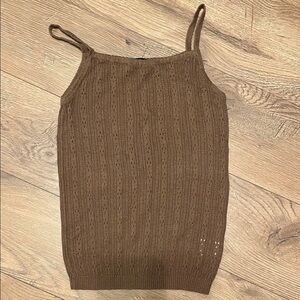 Brandy Melville Brown Knit Camisole